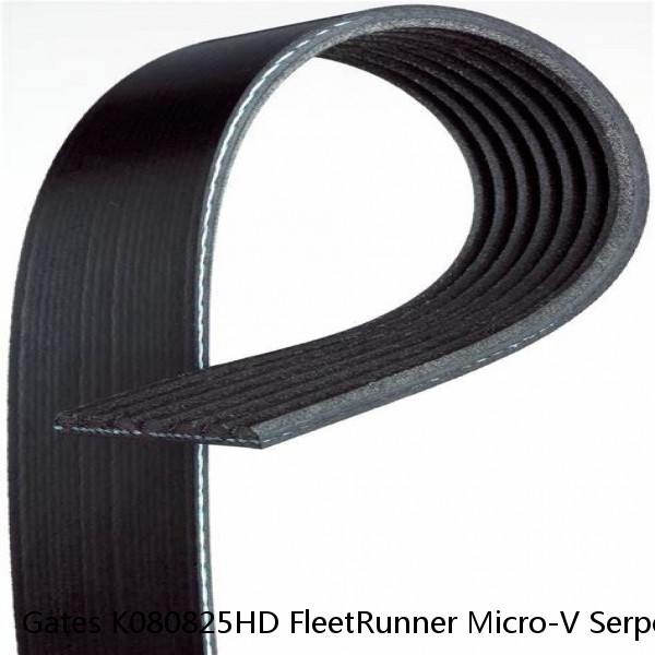 Gates K080825HD FleetRunner Micro-V Serpentine Drive Belt #1 image